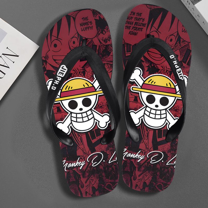 Summer Clothing Wholesale - Novos chinelos de anime One Piece,