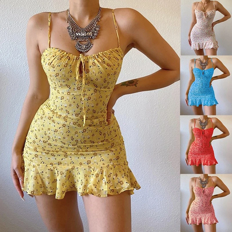 Summer Zara - Feminino sexy casual casa pequeno floral