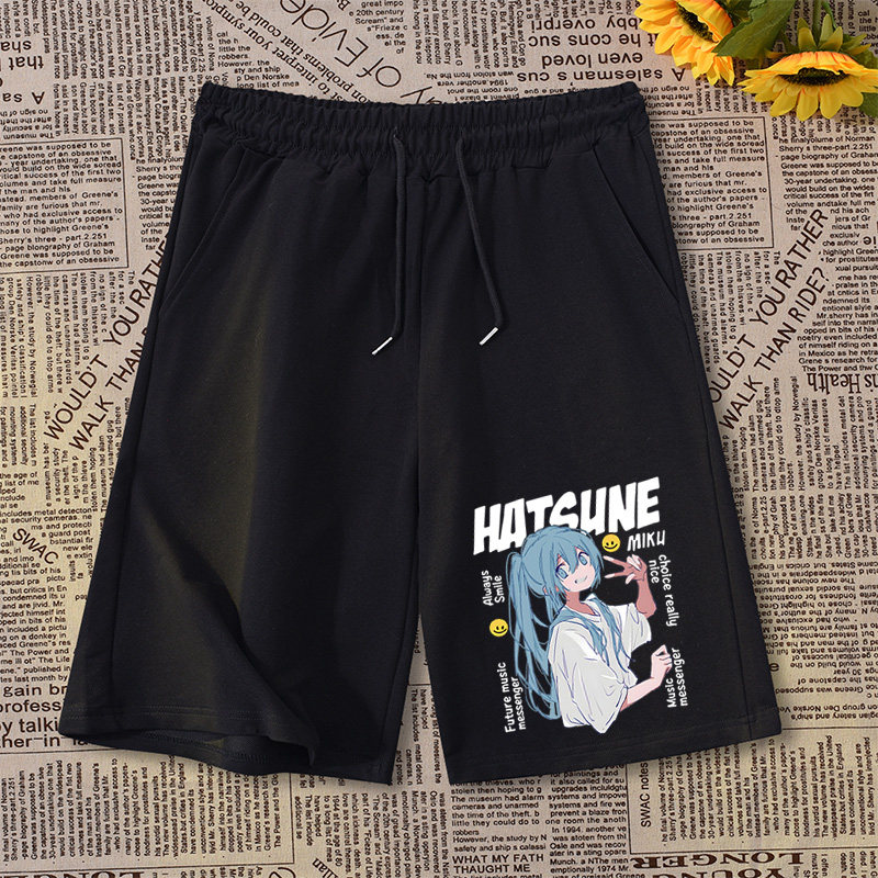 Summer Clothing Brands - Shorts Hatsune Miku de Verão para