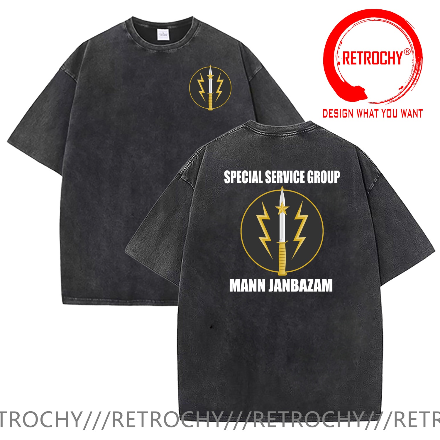 Summer Clothing Pakistan - Camiseta masculina da Unidade de Serviço