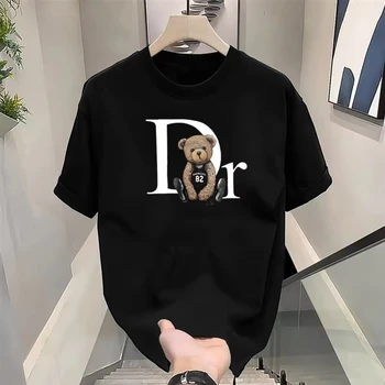 Summer Clothing Brands - Camiseta de Algodão Puro de Alta