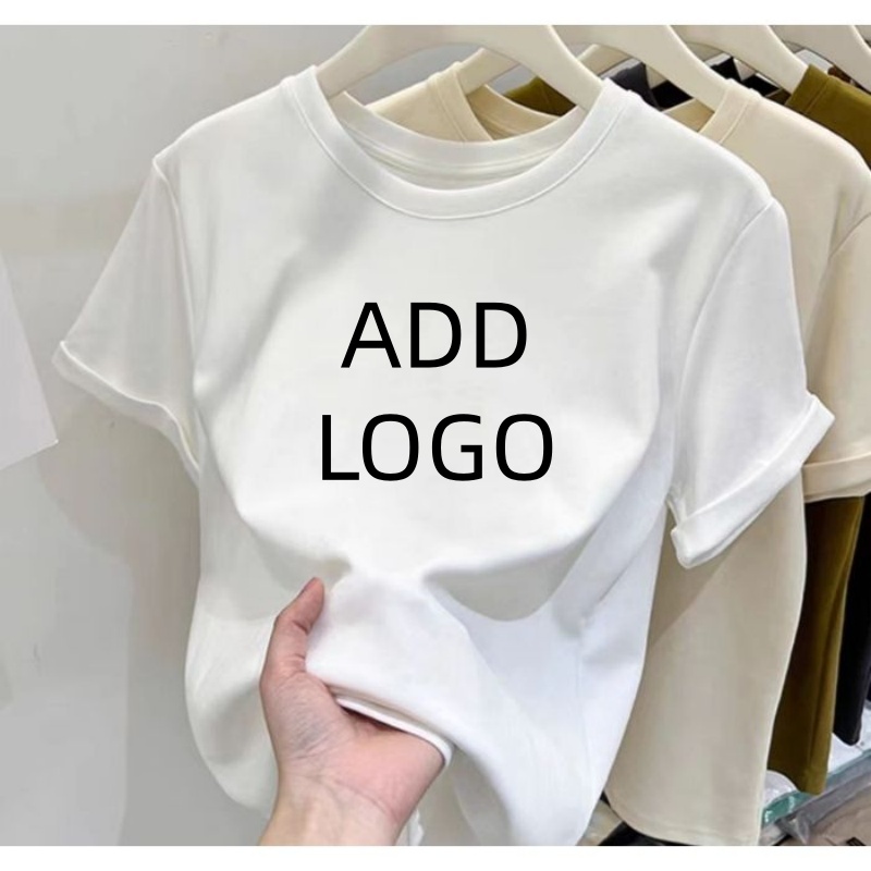 Summer Clothing Wholesale - Camiseta Feminina de Algodão Personalizada por