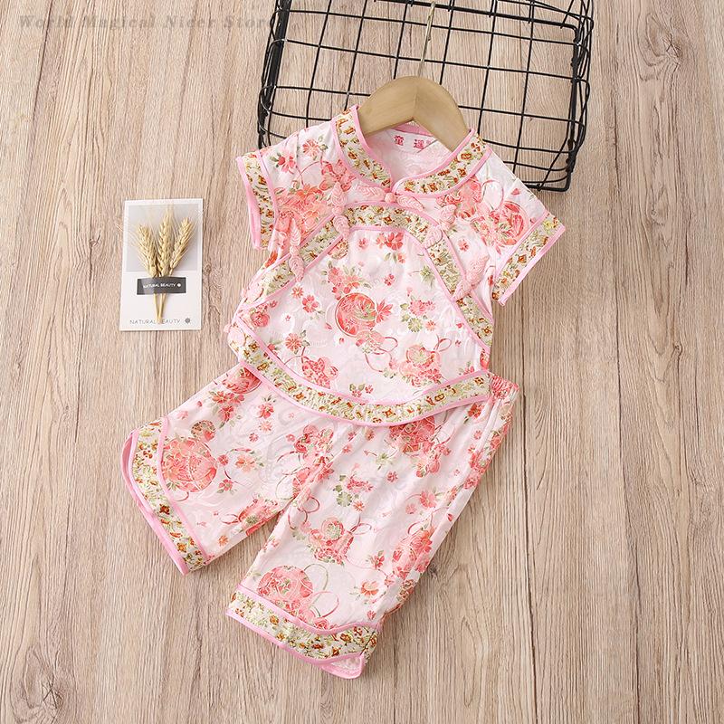 Conjunto de Roupa Tradicional  - Summer Clothing Baby Girl avaliação e preço