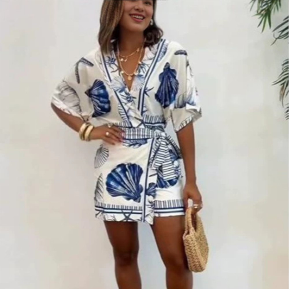 Macacão Feminino Estampado de  - Summer Zara avaliação e preço