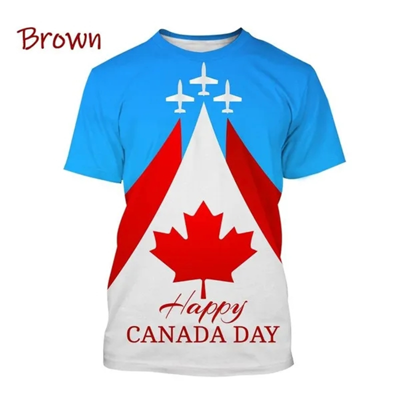 I Love Canada Flag Graphic T S - Summer Clothing Women Canada avaliação e preço