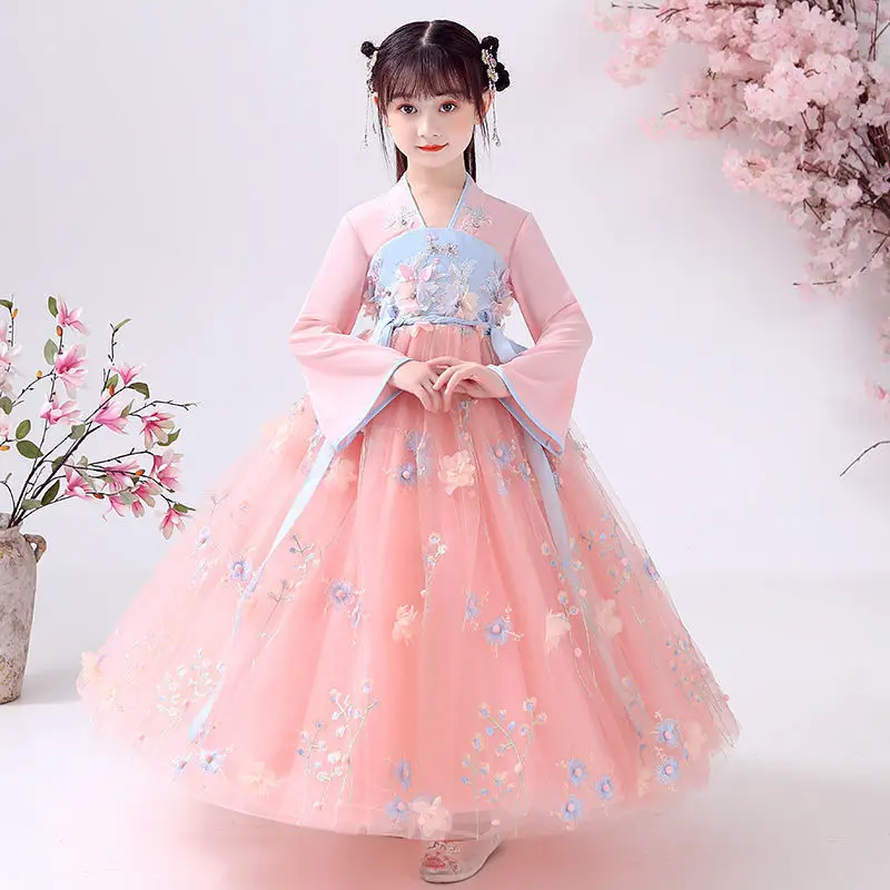 Vestidos Hanfu de Verão para C - Summer Clothing Baby Girl avaliação e preço